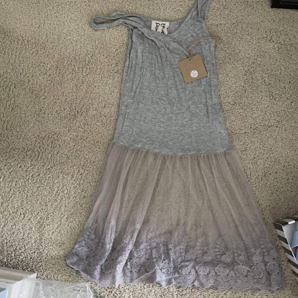 Casual dress or tunic - sheer bottom